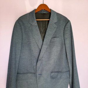 Bonobos Knit Blazer Navy Shepards Check
